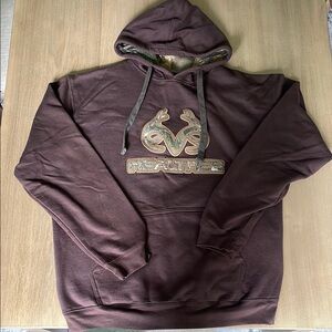 Realtree Brown Sweatshirt Hoodie